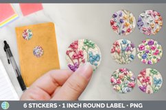 Bundle of six 3D Stickers designs.