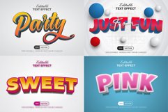 3D Text Effect With Bundle 12 Styles Product Image 2