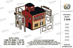 3D Town Laser Cut. Kids toy SVG Product Image 2