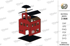 3D Town Laser Cut. Kids toy SVG Product Image 4
