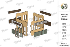 3D Town Laser Cut. Kids toy SVG Product Image 4