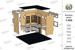 3D Town Laser Cut. Kids toy SVG Product Image 3