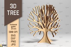 3D Trees SVG Bundle. Standing Trees Laser Cut Product Image 3