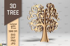 3D Trees SVG Bundle. Standing Trees Laser Cut Product Image 4