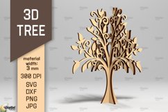 3D Trees SVG Bundle. Standing Trees Laser Cut Product Image 5