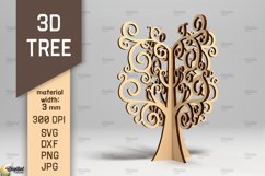 3D Trees SVG Bundle. Standing Trees Laser Cut Product Image 7