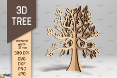 3D Trees SVG Bundle. Standing Trees Laser Cut Product Image 8
