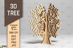 3D Trees SVG Bundle. Standing Trees Laser Cut Product Image 9