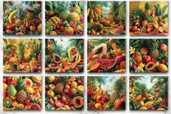 3D Tropical Fruit Paradise Tumbler wrap Bundle Product Image 3