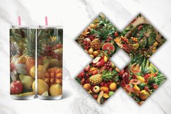3D Tropical Fruit Paradise Tumbler wrap Bundle Product Image 2