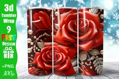 3d tumbler design,flower tumbler wrap,rose tumbler design,skinny tumbler wrap,3d flowers,3d roses,white red flowers,tumbler wrap,tumbler design,sublimation design,3d tumbler wrap,flowers,seamless tumbler, red roses 20 oz tumbler wrap