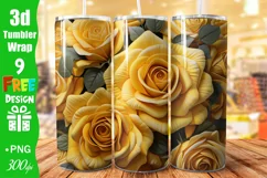 3d tumbler design,flower tumbler wrap,rose tumbler design,3d roses,skinny tumbler wrap,3d flowers,tumbler wrap,tumbler design,sublimation design,3d tumbler wrap,white yellow roses,digital download,seamless tumbler