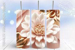 3D tumbler wrap BUNDLE, 3D flowers tumbler design Product Image 16