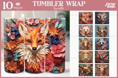 3D Tumbler Wrap Bundle | 3d Sublimation Tumbler Wrap Product Image 6