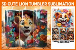 Art &amp; Collectibles,Drawing &amp; Illustration,Digital,3d tumbler design,tumbler wrap,3d tumbler wrap,tumbler design,sublimation design,skinny tumbler wrap,3d lion,lion tumbler wrap,lion tumbler design,3d animal tumbler,safari animal
