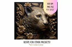 3d Tumbler Wrap Leopard  3d Animal Tumbler Sublimation Png