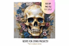 3d Tumbler Wrap Skull  3d Sublimation Tumbler Png  3d Art