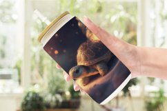 3D Turtle Christmas Glass Can Wraps Product Image 2
