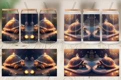 3D Turtle Christmas Glass Can Wraps Product Image 4