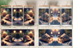 3D Turtle Christmas Glass Can Wraps Product Image 6