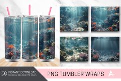 3D Underwater Seabed Tumbler wrap Product Image 1