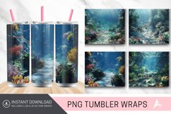 3D Underwater Seabed Tumbler wrap Product Image 1
