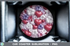 Gorgeous3D Valentine Car Coaster design.