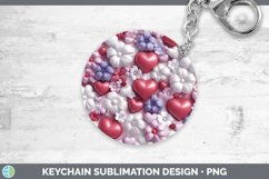 Gorgeous3D Valentine Keychain design.