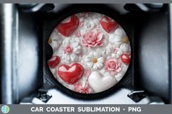 Gorgeous3D Valentine Car Coaster design.