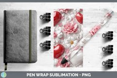 Gorgeous3D Valentine Pen Wrap design.