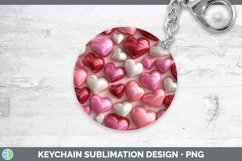 Gorgeous3D Valentine Keychain design.