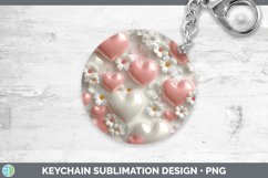 Gorgeous3D Valentine Keychain design.