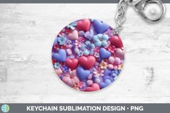Gorgeous3D Valentine Keychain design.