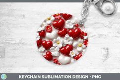Gorgeous3D Valentine Keychain design.