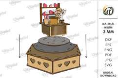 3D Valentine's Day Decors Bundle Laser Cut. Valentine SVG Product Image 4