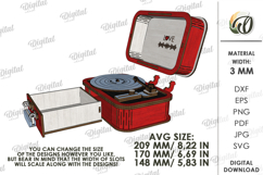 3D Valentine's Day Decor Lasercut. Valentine Stand Decor SVG Product Image 2