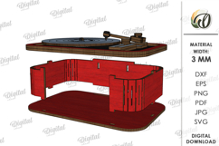 3D Valentine's Day Decor Lasercut. Valentine Stand Decor SVG Product Image 4