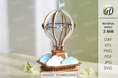 3D Valentine's Day Decors Bundle Laser Cut. Valentine SVG Product Image 9