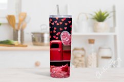 3D Valentine Truck Tumbler Wrap PNG | Valentine PNG Product Image 2
