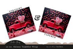 3D Valentine Truck Tumbler Wrap PNG | Valentine PNG Product Image 3