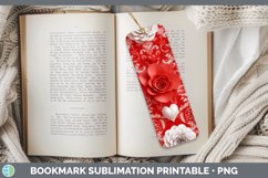 Gorgeous3D Valentine Bookmark design.