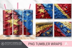 3D Venezuela Tumbler wrap Product Image 1