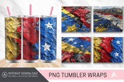 3D Venezuela Tumbler wrap Product Image 1