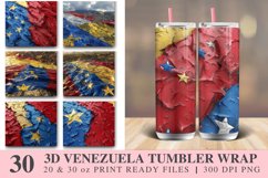 3D Venezuela Tumbler wrap Bundle Product Image 1