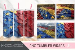 3D Venezuela Tumbler wrap Product Image 1