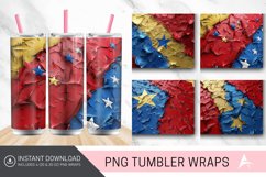 3D Venezuela Tumbler wrap Product Image 1