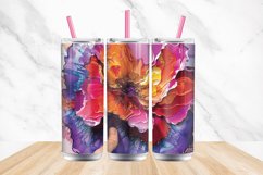 3D Vibrant Alcohol Ink Tumbler wrap Bundle Product Image 4