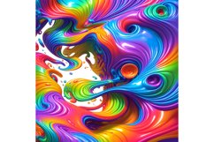 20 Oz 3D Abstract Plastic Look Skinny Tumbler Wrap Product Image 5