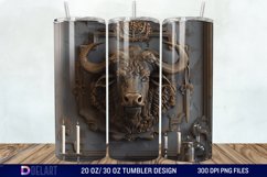 3D Vintage Buffalo Tumbler Wrap Product Image 1