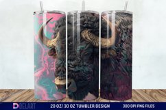 3D Vintage Buffalo Tumbler Wrap Product Image 1